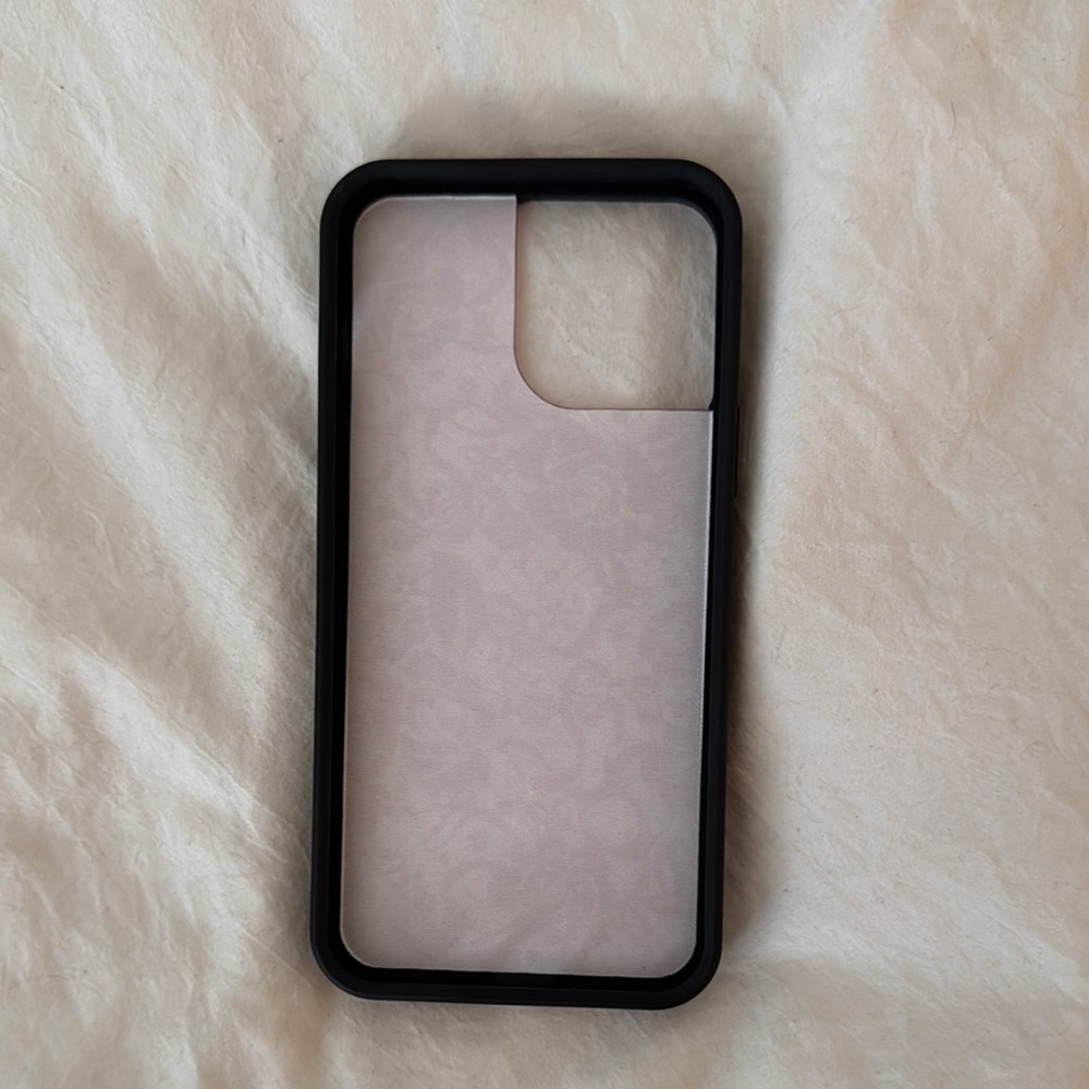 Wildflower 13 Pro Max Pink and Black Floral iPhone Case - Picture 2 of 3